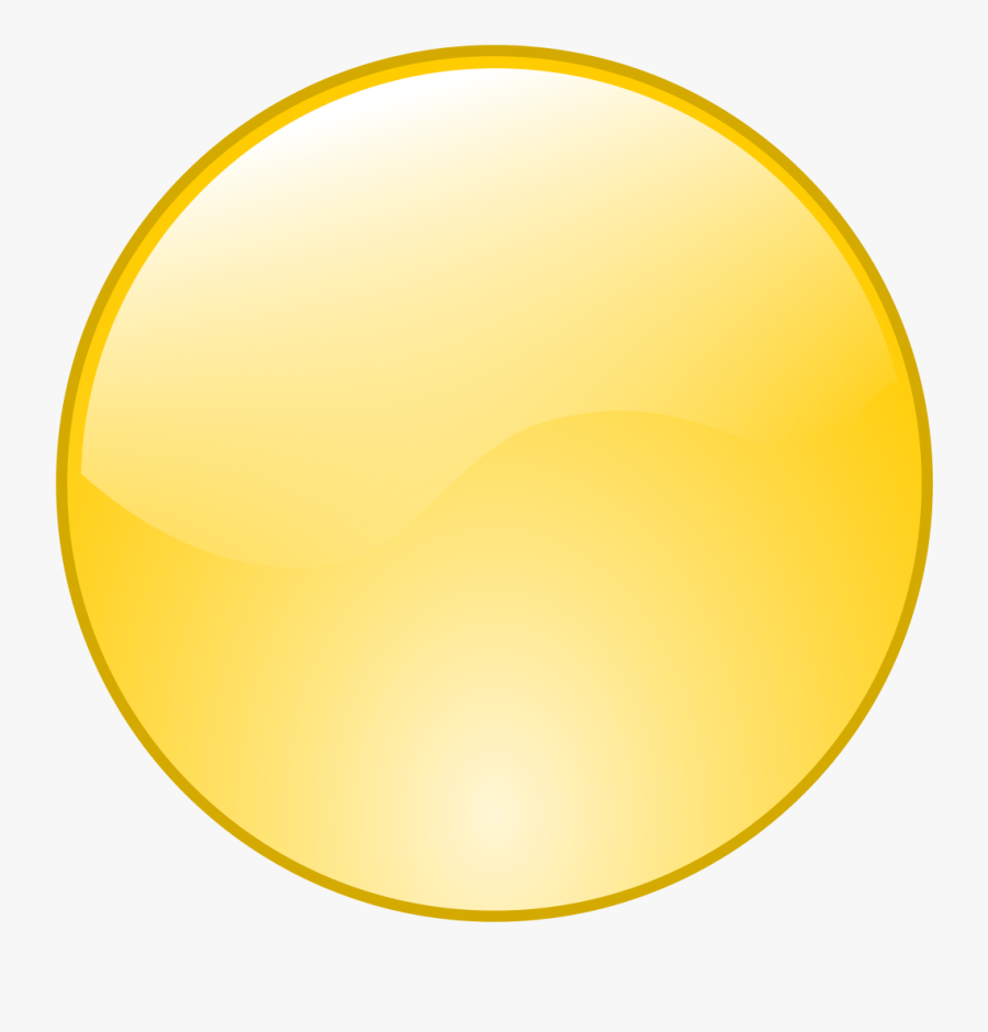 Yellow,circle,clip Art - Yellow Circle Icon Png, Transparent Clipart