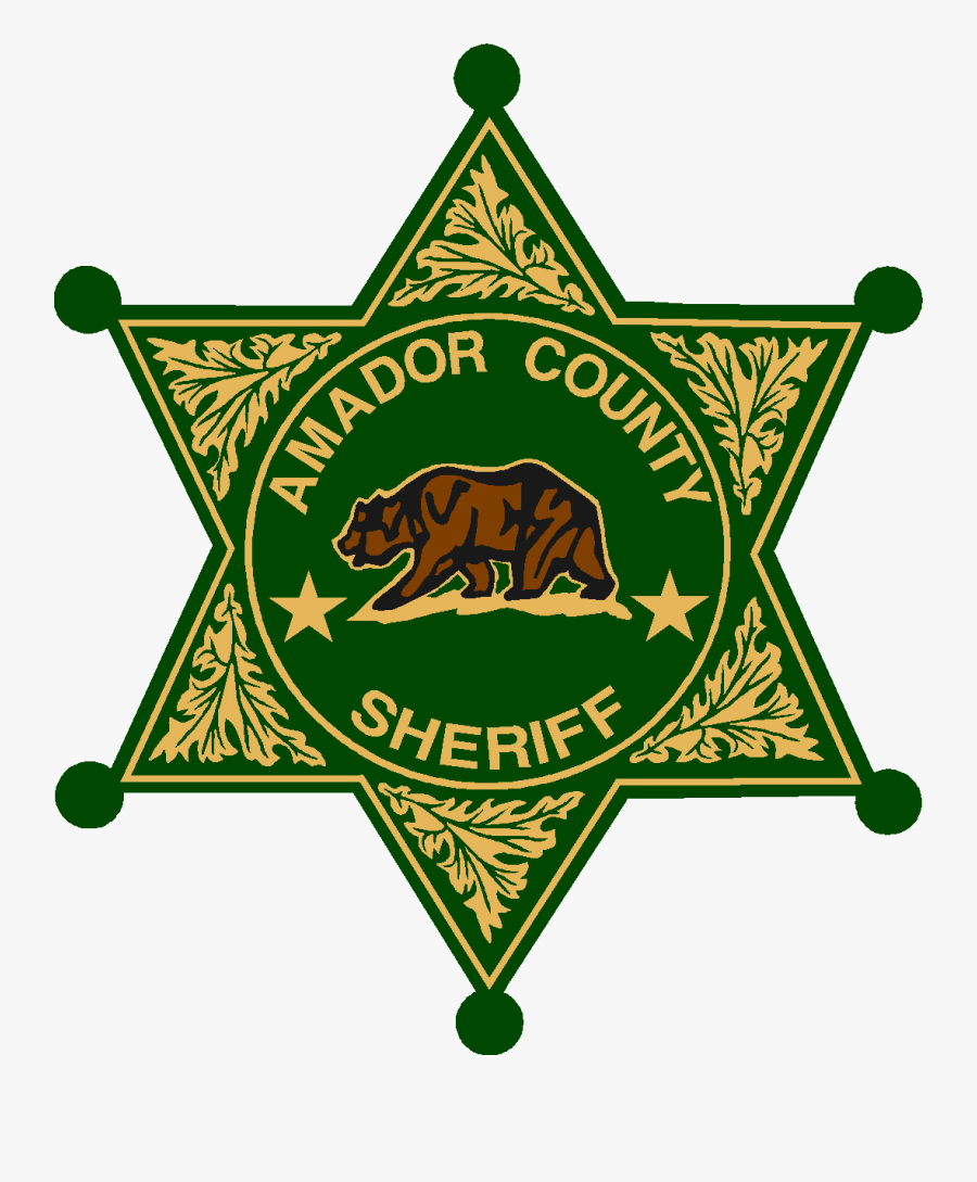 Amador County Sheriff Logo, Transparent Clipart