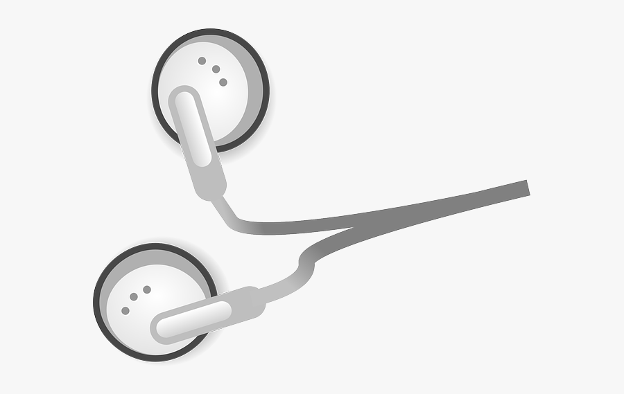 Transparent Earphones Clipart - Transparent Background Earbuds Clipart, Transparent Clipart