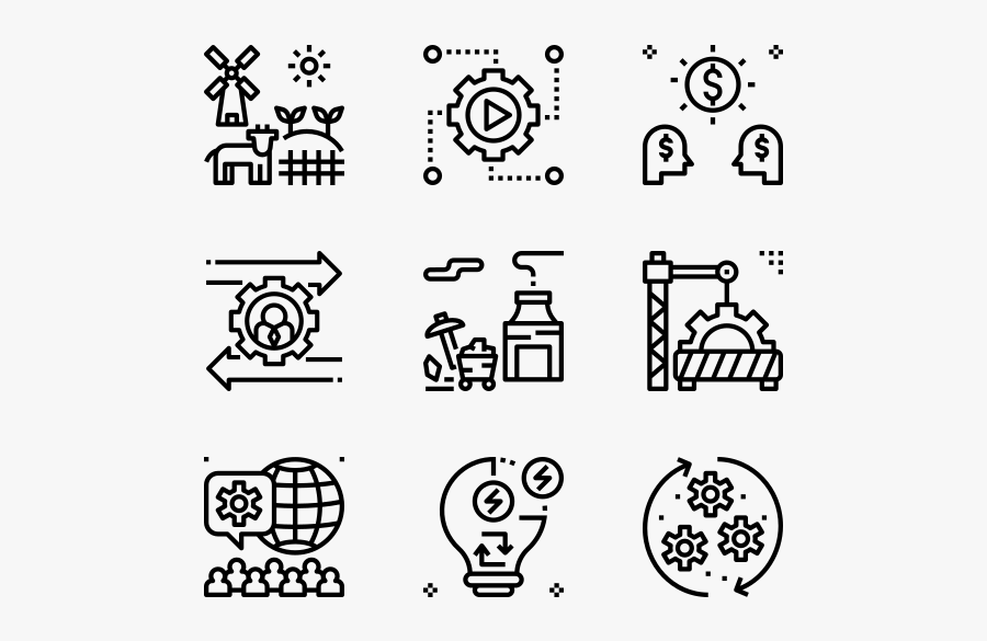 Industrial Revolution - Work Icon, Transparent Clipart