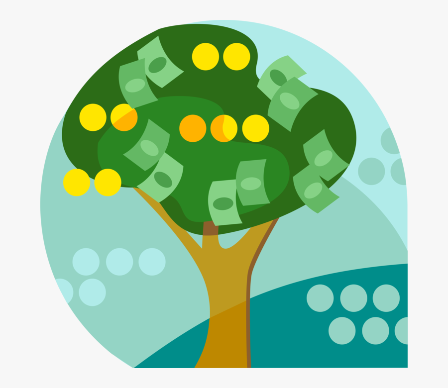 Download Vector Illustration Of Money Tree Conceptual Negation ...