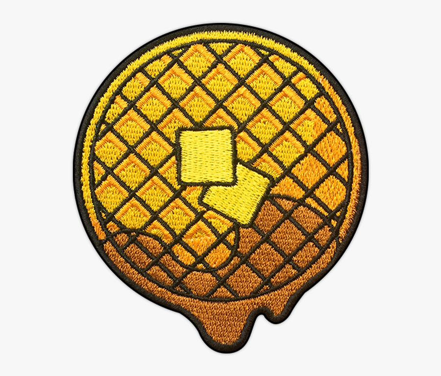 Dripping Waffle Embroidered Patch By Seventh - Hello Kitty Circle Frame, Transparent Clipart