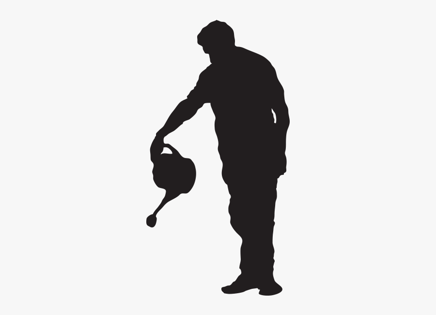 Person Watering Plants Png, Transparent Clipart