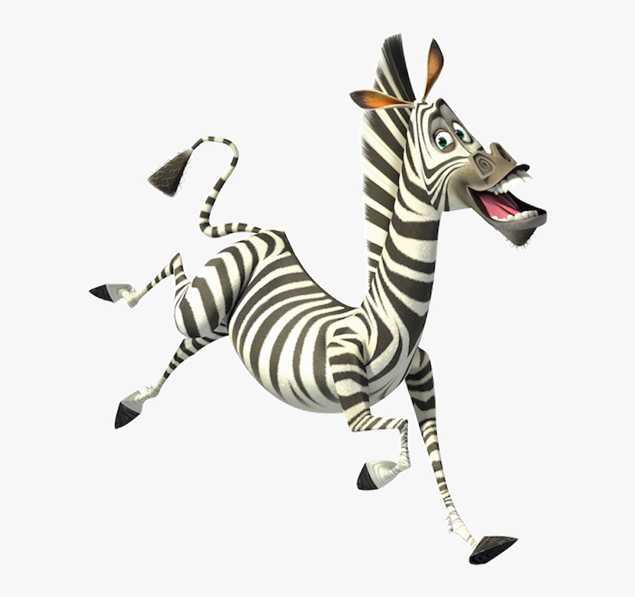 Pink Zebra Clipart - Marty Madagascar, Transparent Clipart