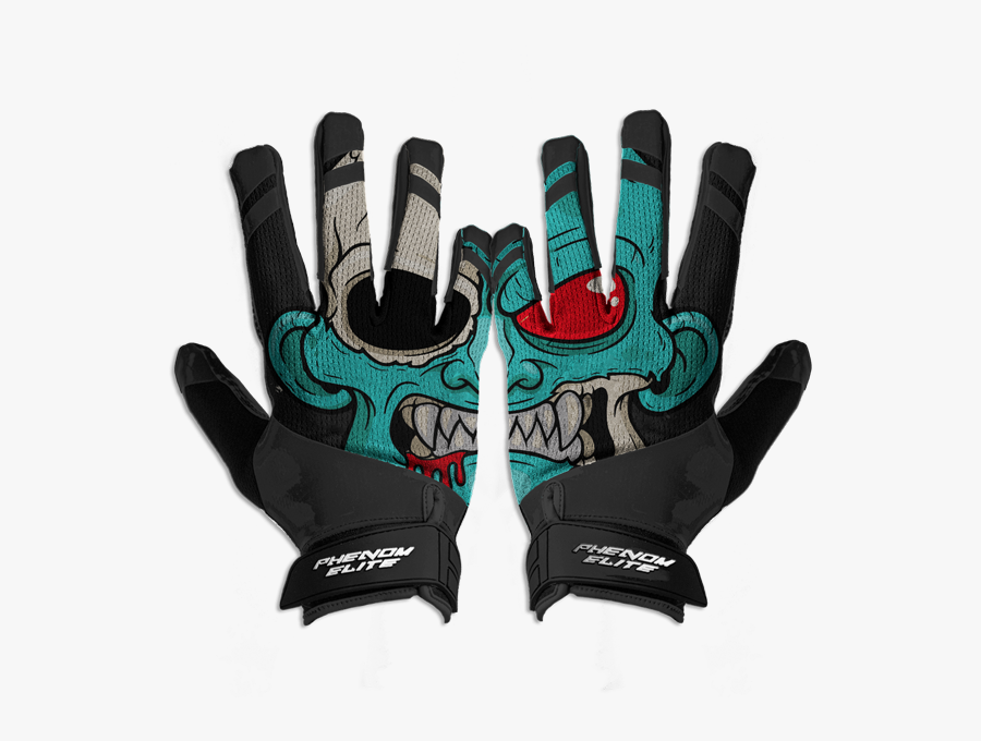 Clip Art Phenom Elite Brand Vps - Green Day Football Gloves, Transparent Clipart