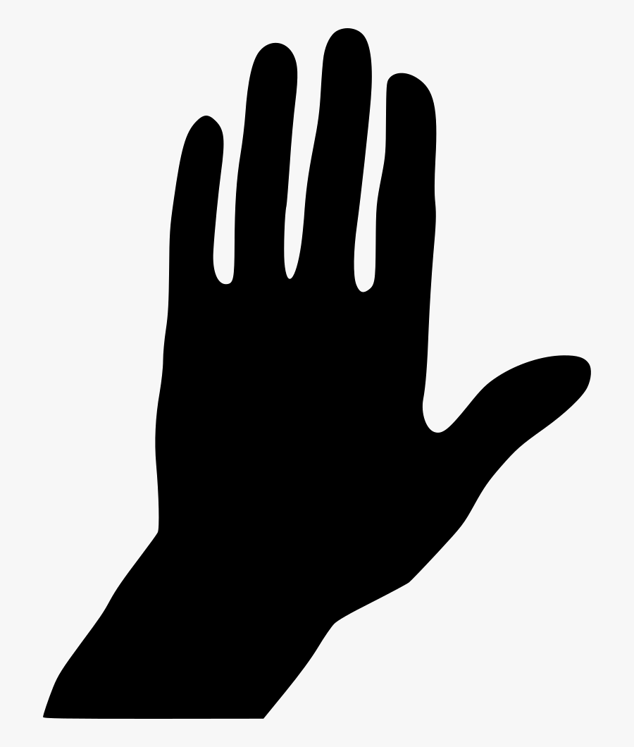Thumb Hand Model Silhouette Glove Clip Art - Clip Art, Transparent Clipart