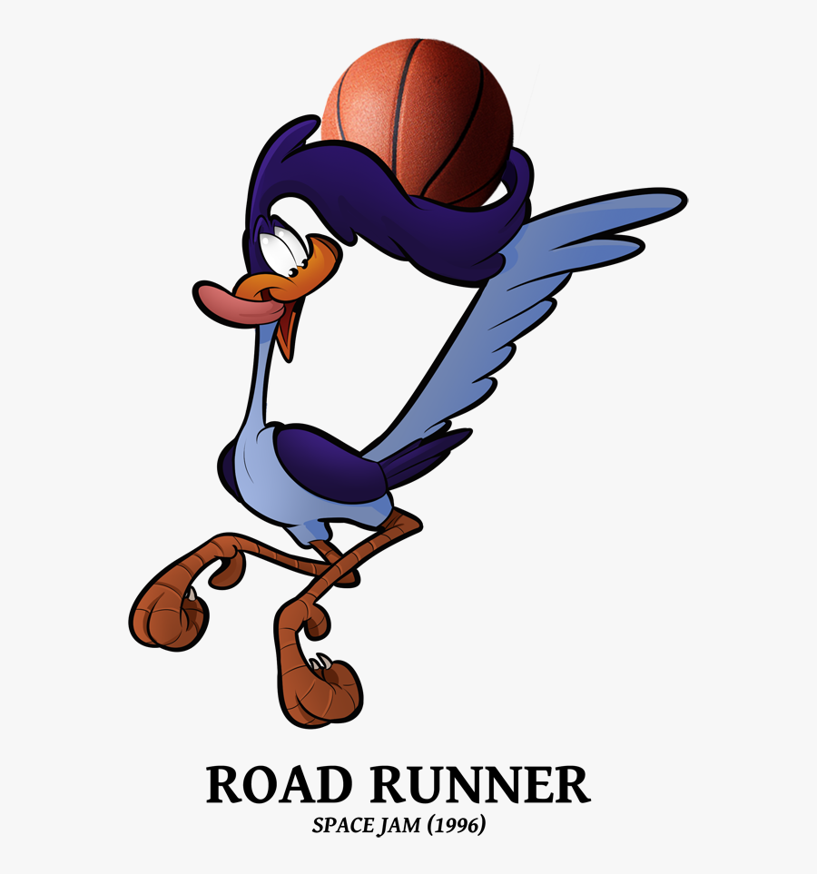 Road Runner Looney Tunes Cardboard Cutout Standup Standee - Road Runner Space Jam, Transparent Clipart