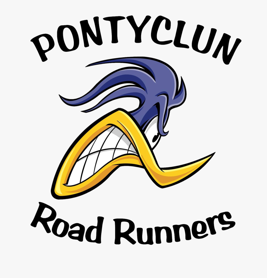Pontyclun Road Runners - Road Runner Face Png, Transparent Clipart
