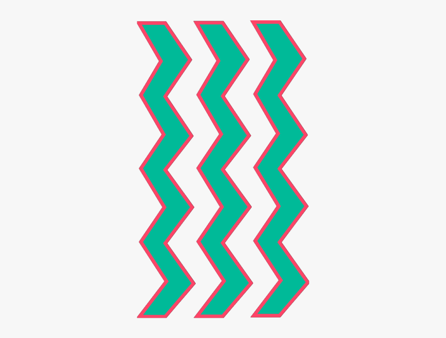 #zigzag #lines #green #freetoedit - Zebra Zoo Zip Zigzag, Transparent Clipart