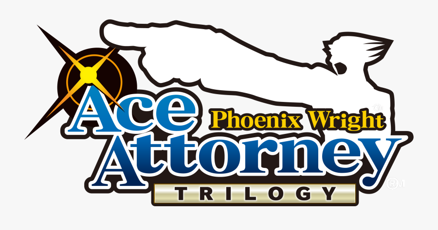 Phoenix Wright Ace Attorney Trilogy Logo, Transparent Clipart