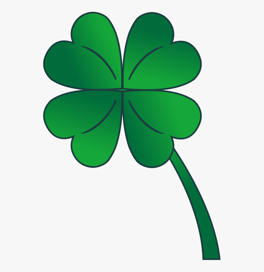 Four Leaf Clover Clip Art, Transparent Clipart