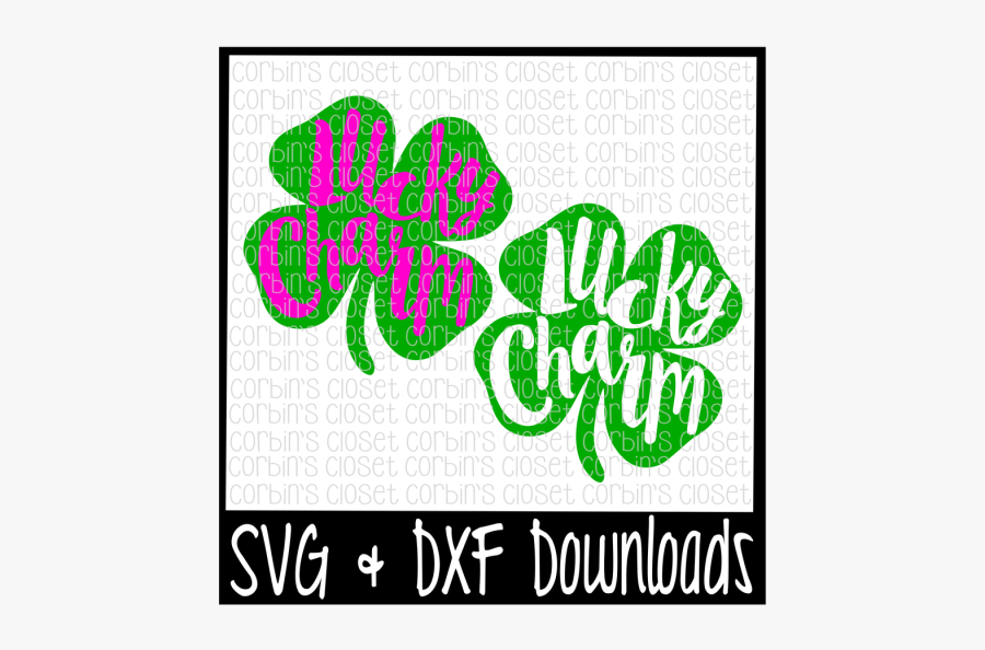 Free Clover Svg * Four Leaf Clover * Lucky Charm * - Graphic Design, Transparent Clipart