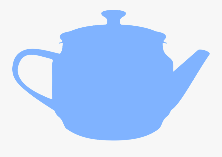 Teapot, Tea, Cookware, Drink, Kettle, Metal, Pot - Blue Teapot Clipart, Transparent Clipart