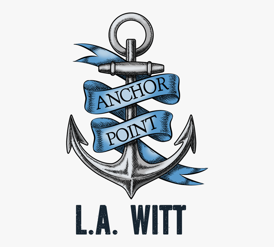 Anchor Point - Tattoo Design Black And White, Transparent Clipart