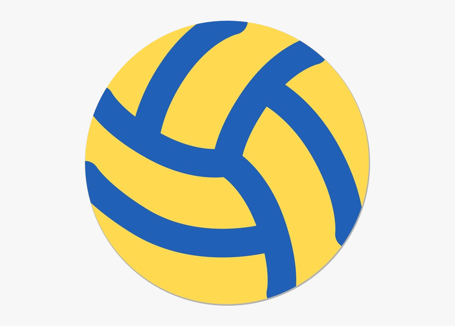 The Scroll Bar Is A Blue And Yellow Volleyball Inside - Circle, Transparent Clipart