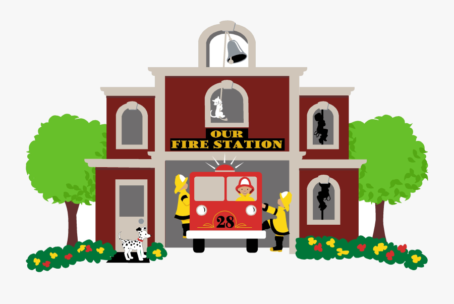 Fire Station Clipart Transparent Png - Fire Department Clipart, Transparent Clipart