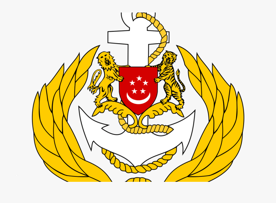 Republic Of Singapore Navy Crest Svg - Republic Of Singapore Navy Logo, Transparent Clipart
