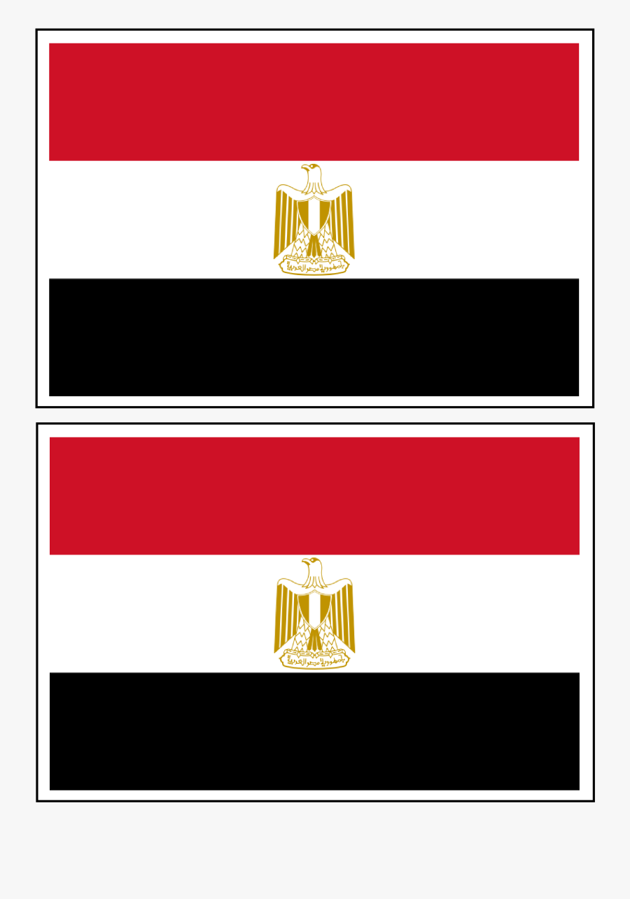Clip Art Egypt Free Printable Templates - Printable Egypt Egyptian Flag, Transparent Clipart