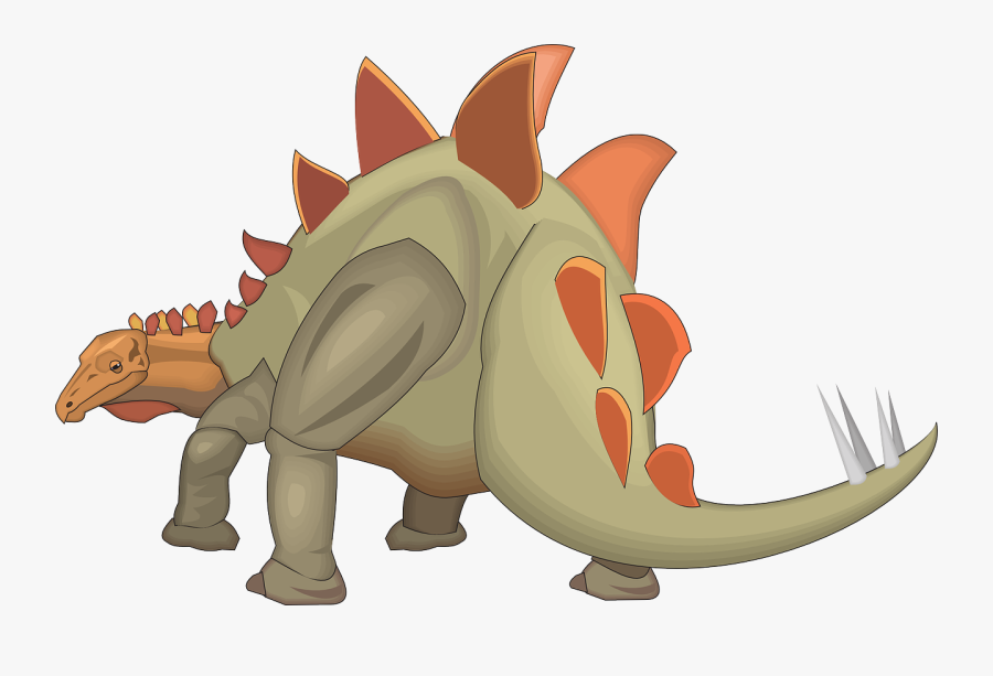 Back View Looking Free Picture - Dinosaur With Mohawk On Back, Transparent Clipart