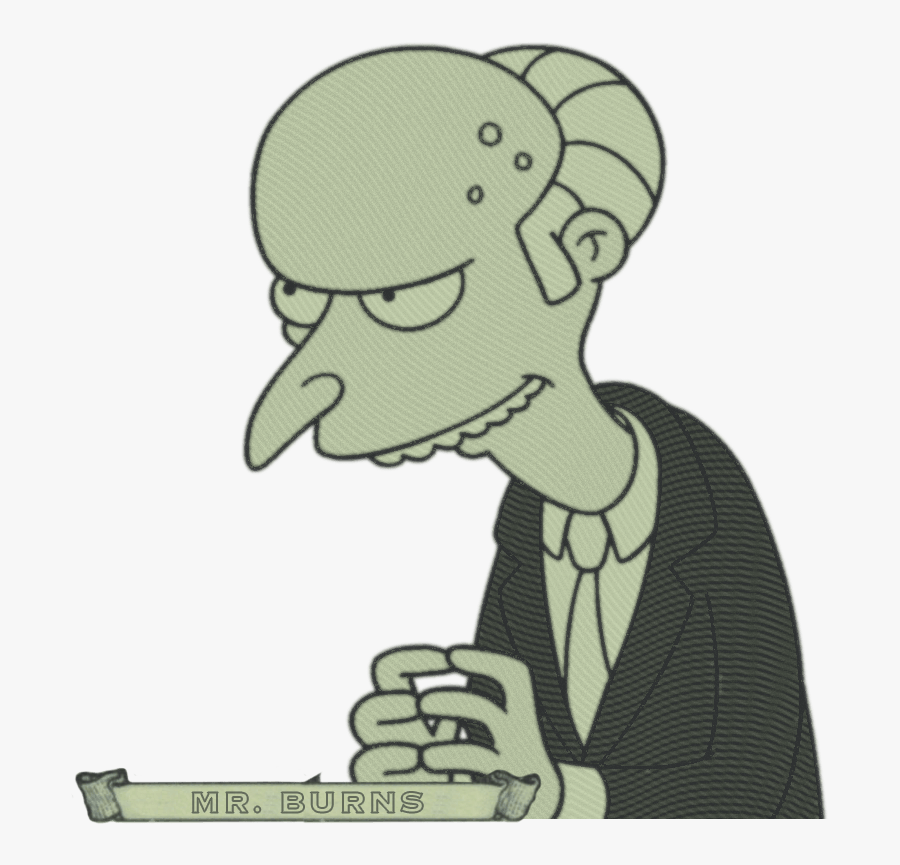 Mr Burns, Transparent Clipart