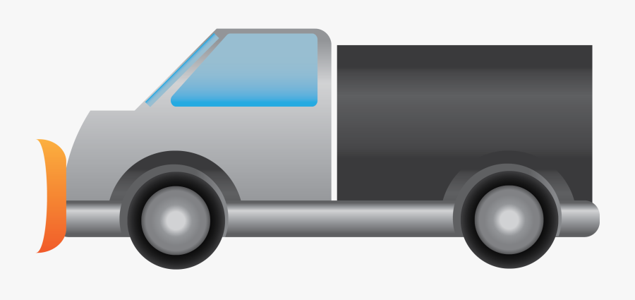 Snow Plow - Van, Transparent Clipart