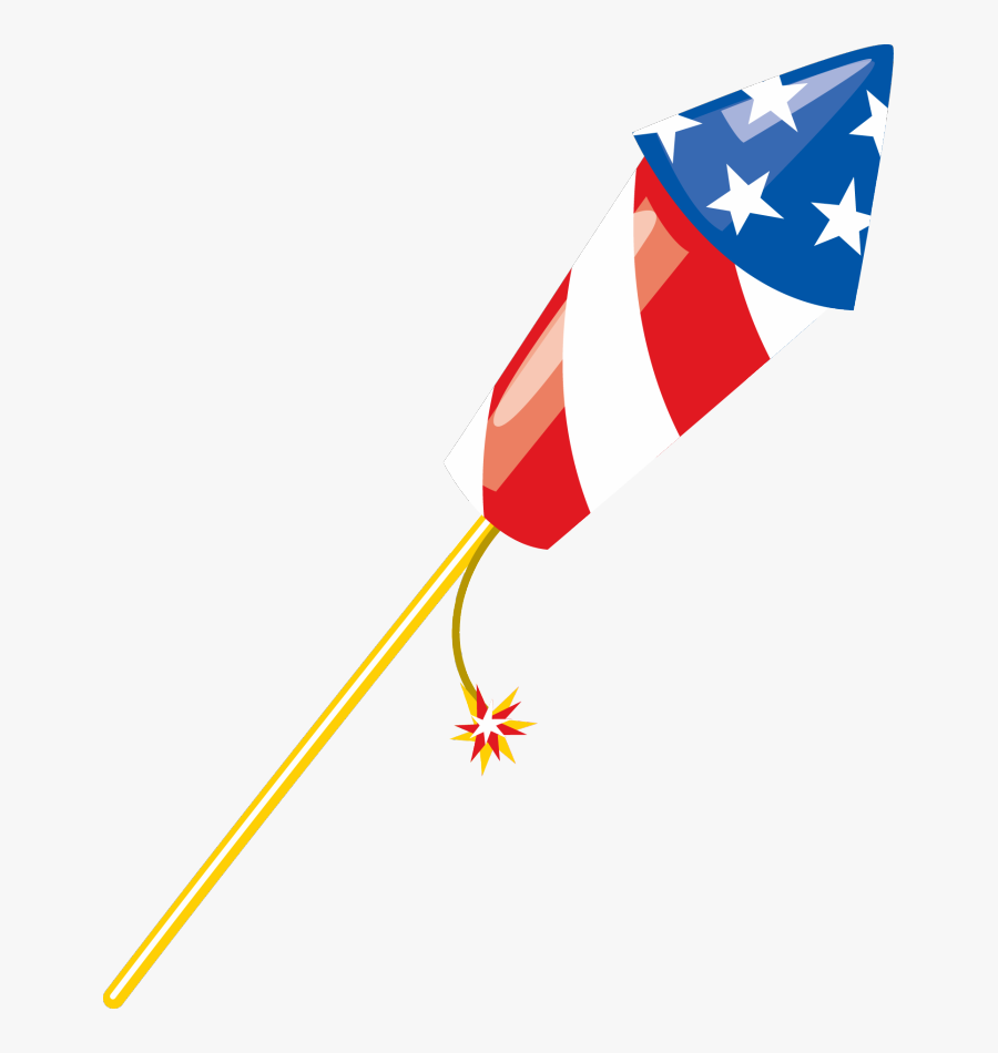 ##fireworks #🎆 #4th Of July Fireworks #firework #fireworksclipart - Flag, Transparent Clipart