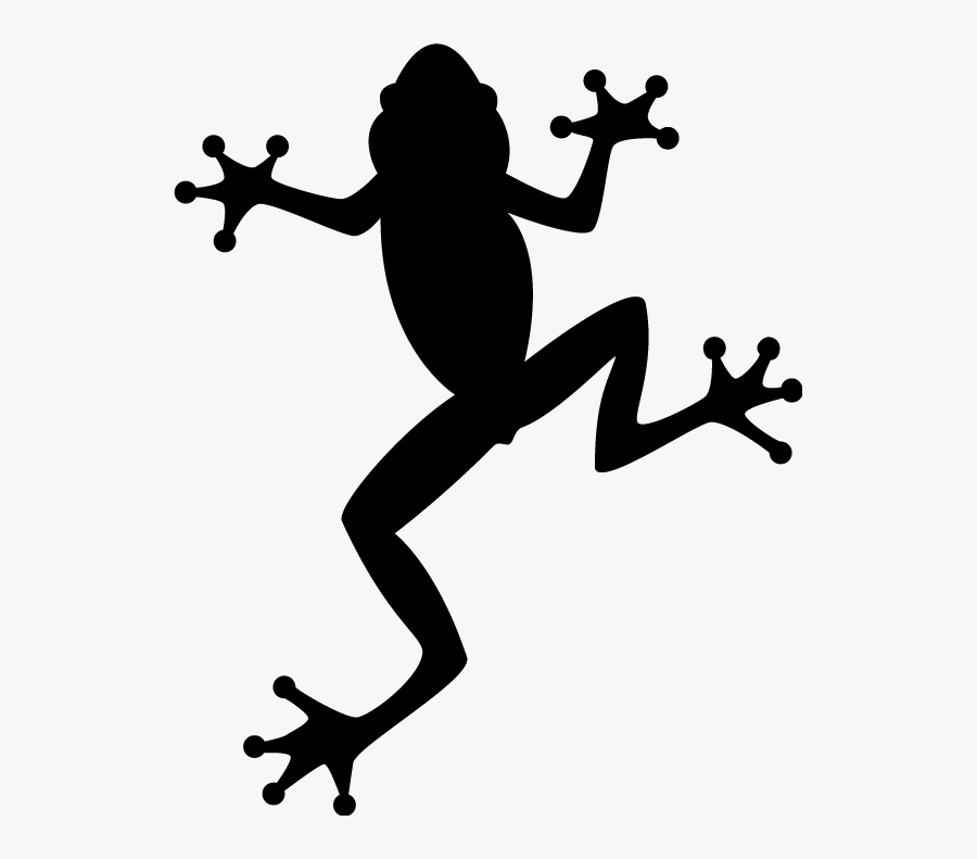 Australian Green Tree Frog Clip Art - Silhouette Tree Frog Clip Art