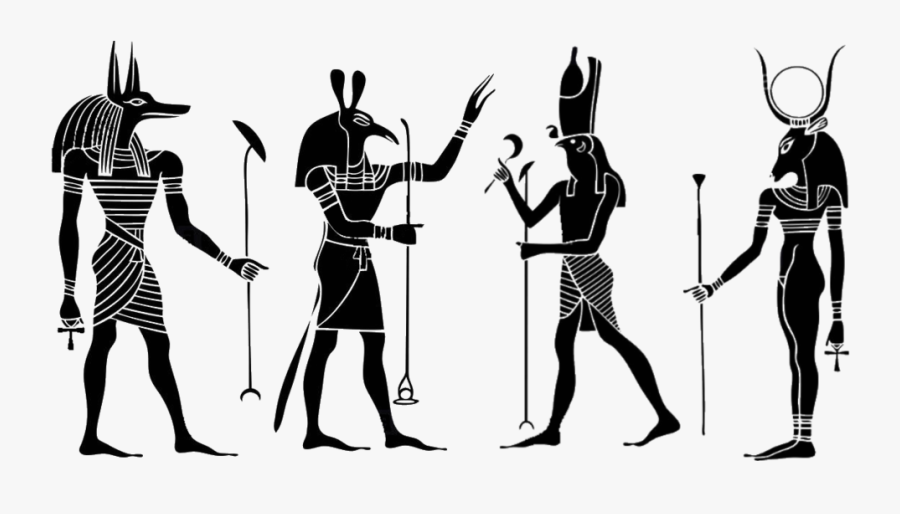 Egyptian Gods, Transparent Clipart