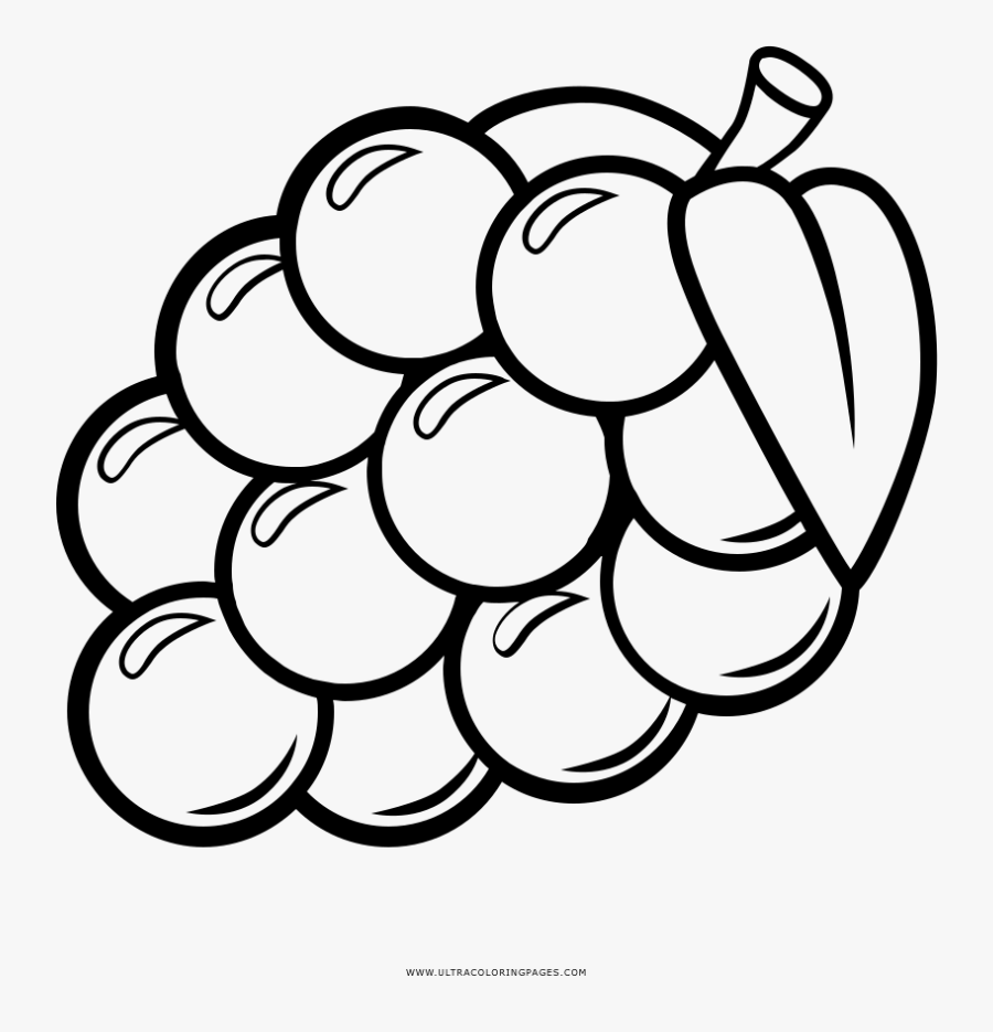 Download Grapes Coloring Page - Grapes Clipart For Coloring , Free ...