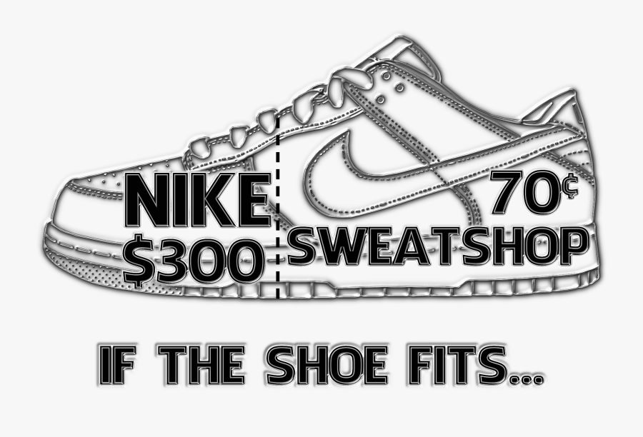 Sweatshop If The Shoe Fits Clip Arts - Sneakers, Transparent Clipart