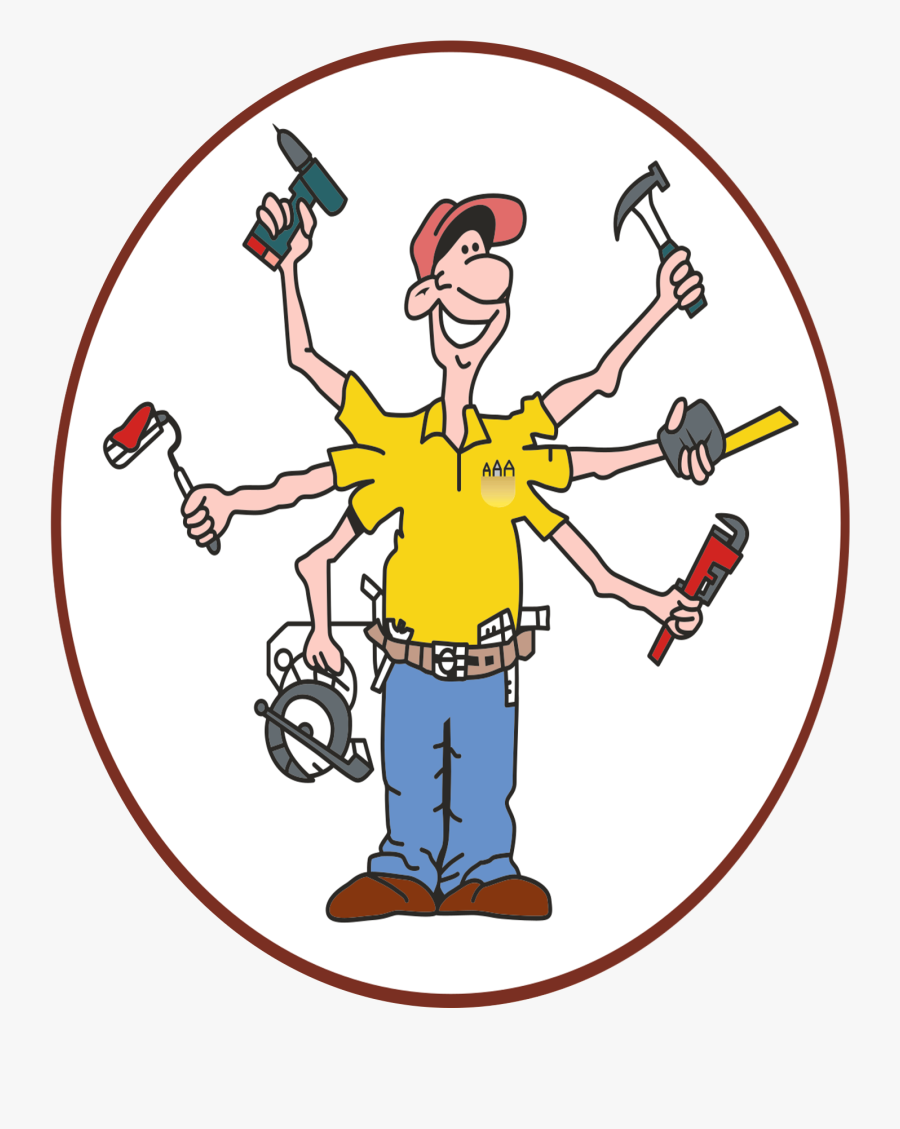 Handyman Clipart Maintenance Staff - General Maintenance Clip Art, Transparent Clipart