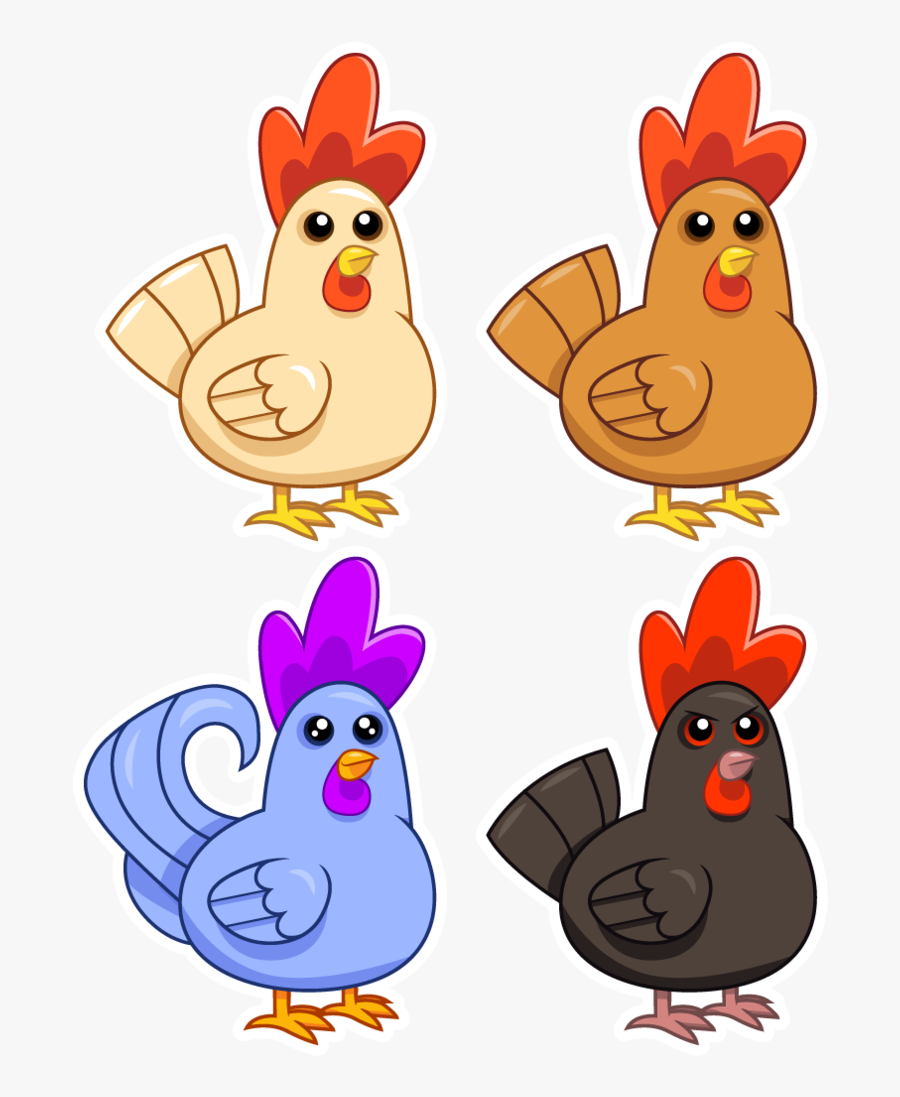 Stardew Chickens By Cloudyglow Clipart , Png Download - Stardew Valley Fan Art Chicken, Transparent Clipart