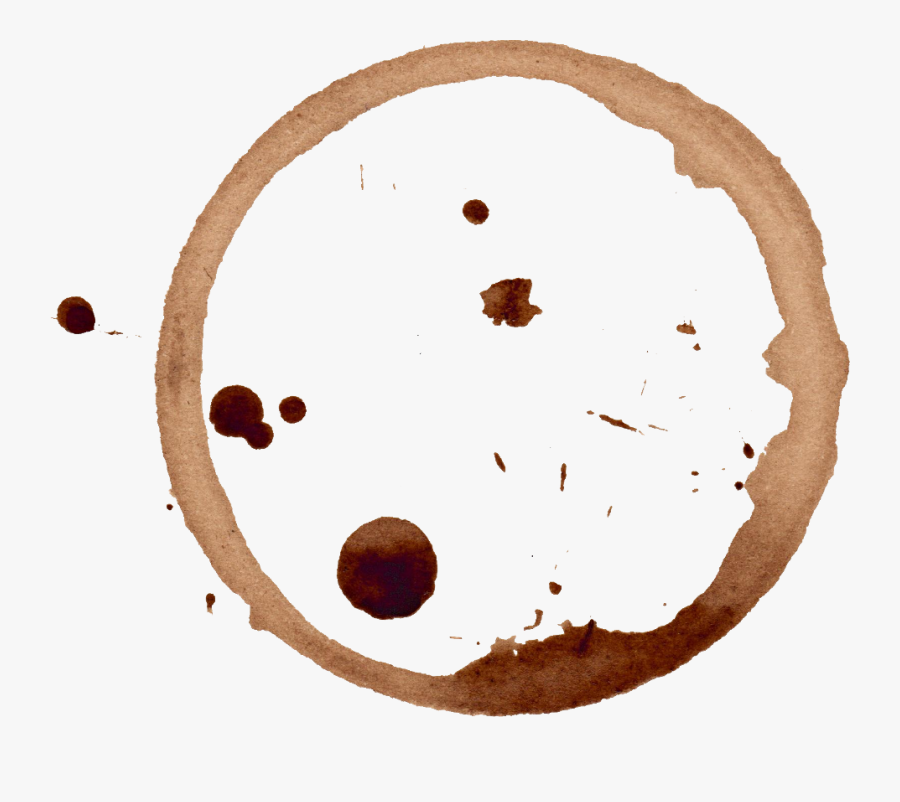 Coffee Stains And Rings, Transparent Clipart