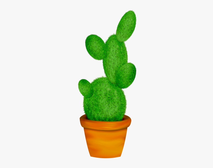Cactus Clipart Potted - Potted Plant Clipart Free Cactus, Transparent Clipart