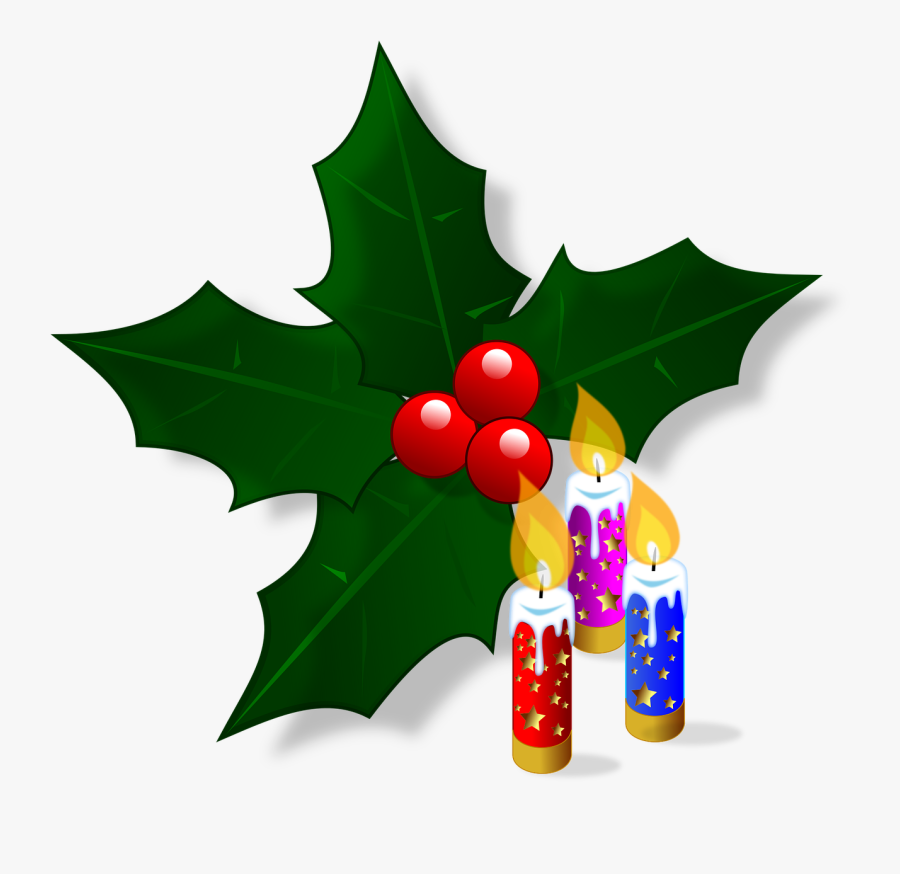 Mail, Christmas, Holly, Xmas, Decoration - Agrifoglio Natale Clipart, Transparent Clipart
