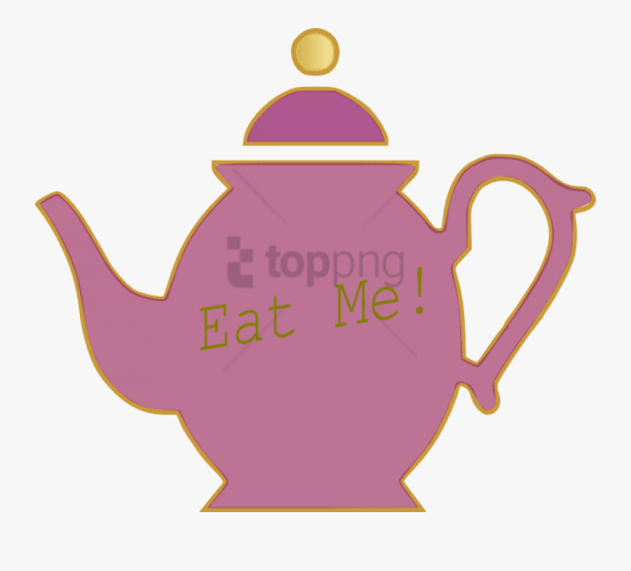 Teacup Svg Alice In Wonderland - Alice In Wonderland Teapot Art, Transparent Clipart