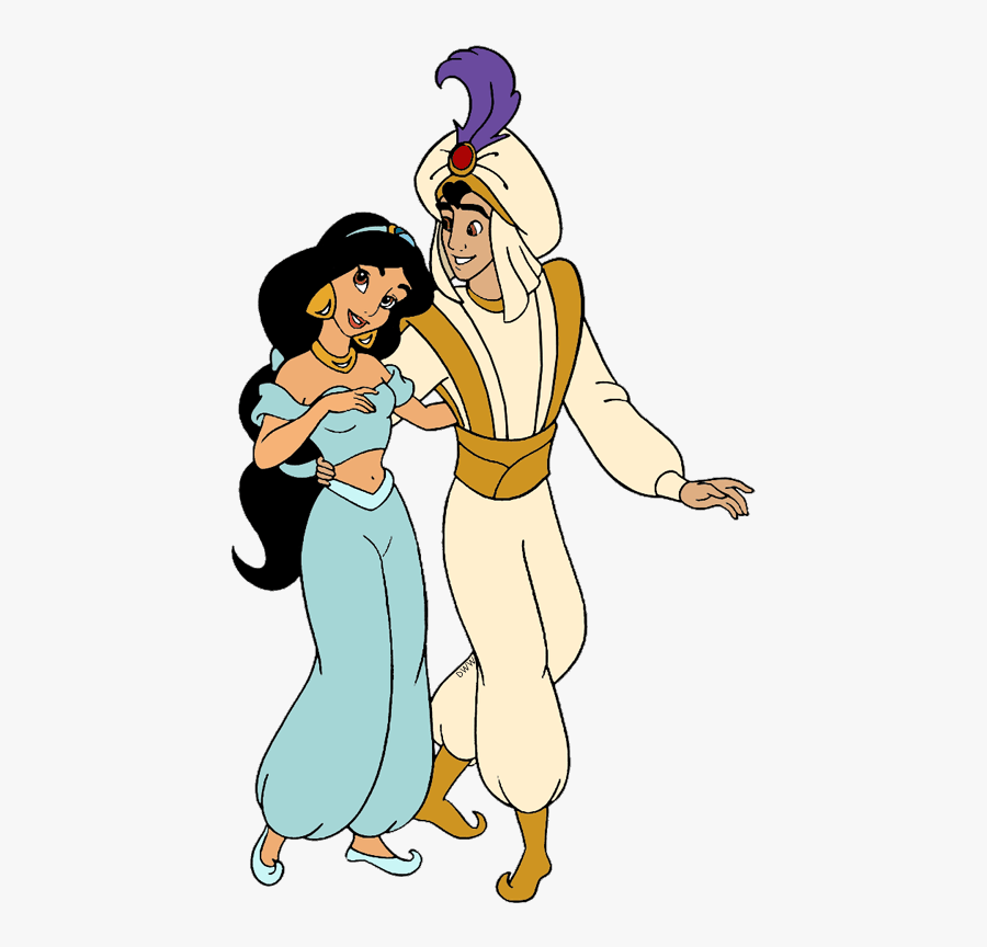 Prince Ali, Jasmine On A Walk - Aladdin Prince Ali And Jasmine, Transparent Clipart