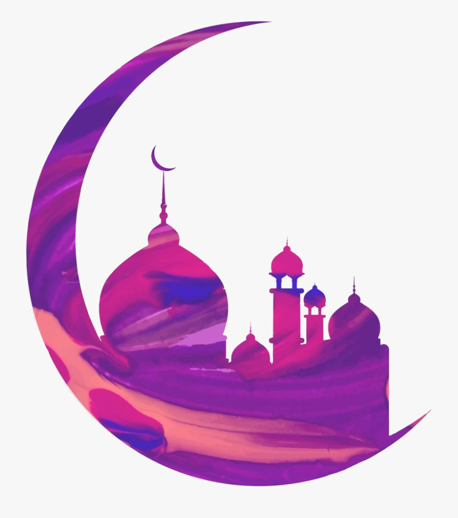 #aladdin #aladin #luna #moon #moonsticker #disney #disneyland - Moon Eid Mubarak Black And White, Transparent Clipart