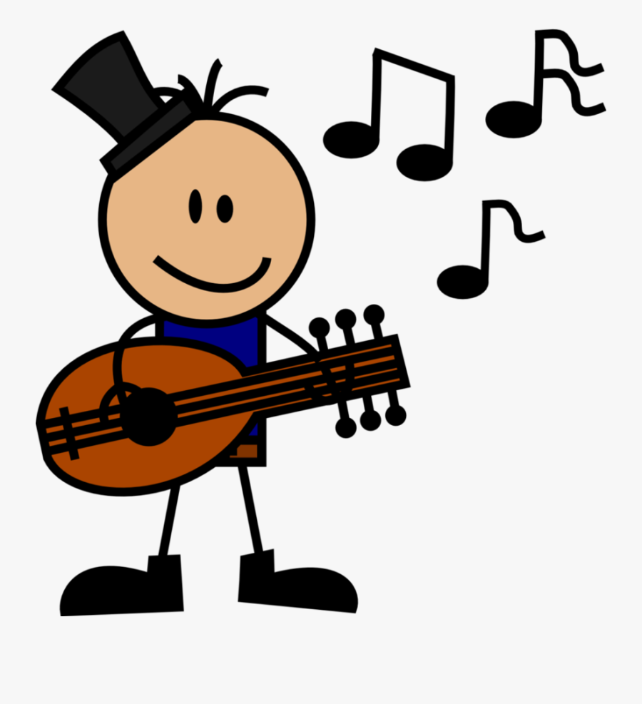 Clip Art All In One Instrument Clipart - Cartoon Picture Of Musician, Transparent Clipart