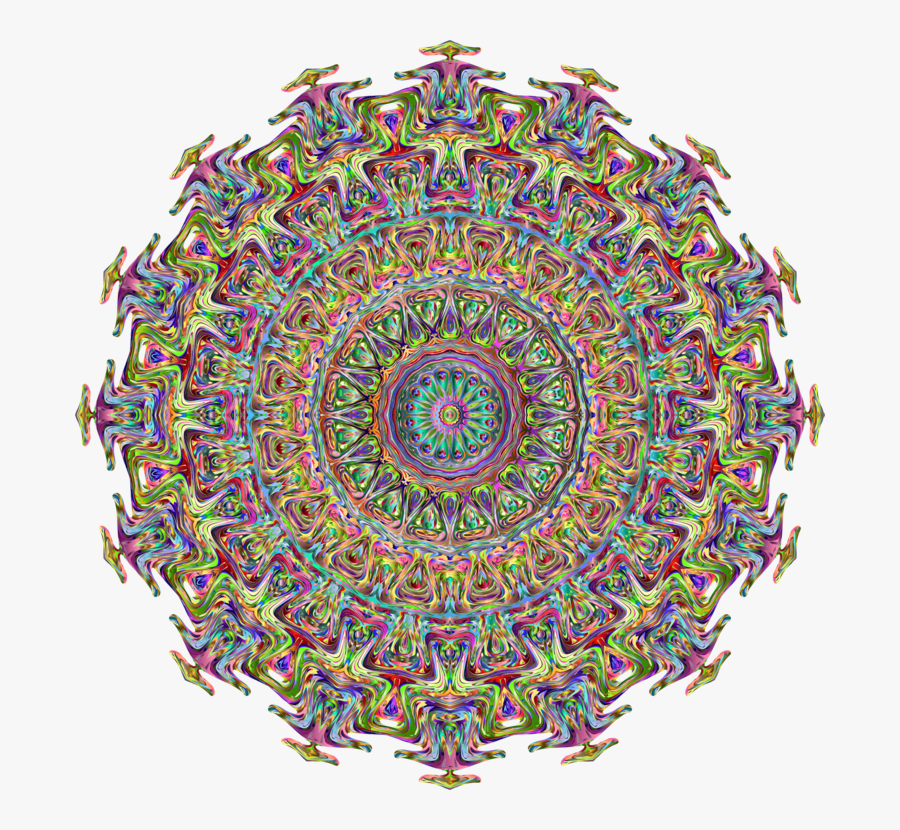 Art,symmetry,psychedelic Art - Circle, Transparent Clipart