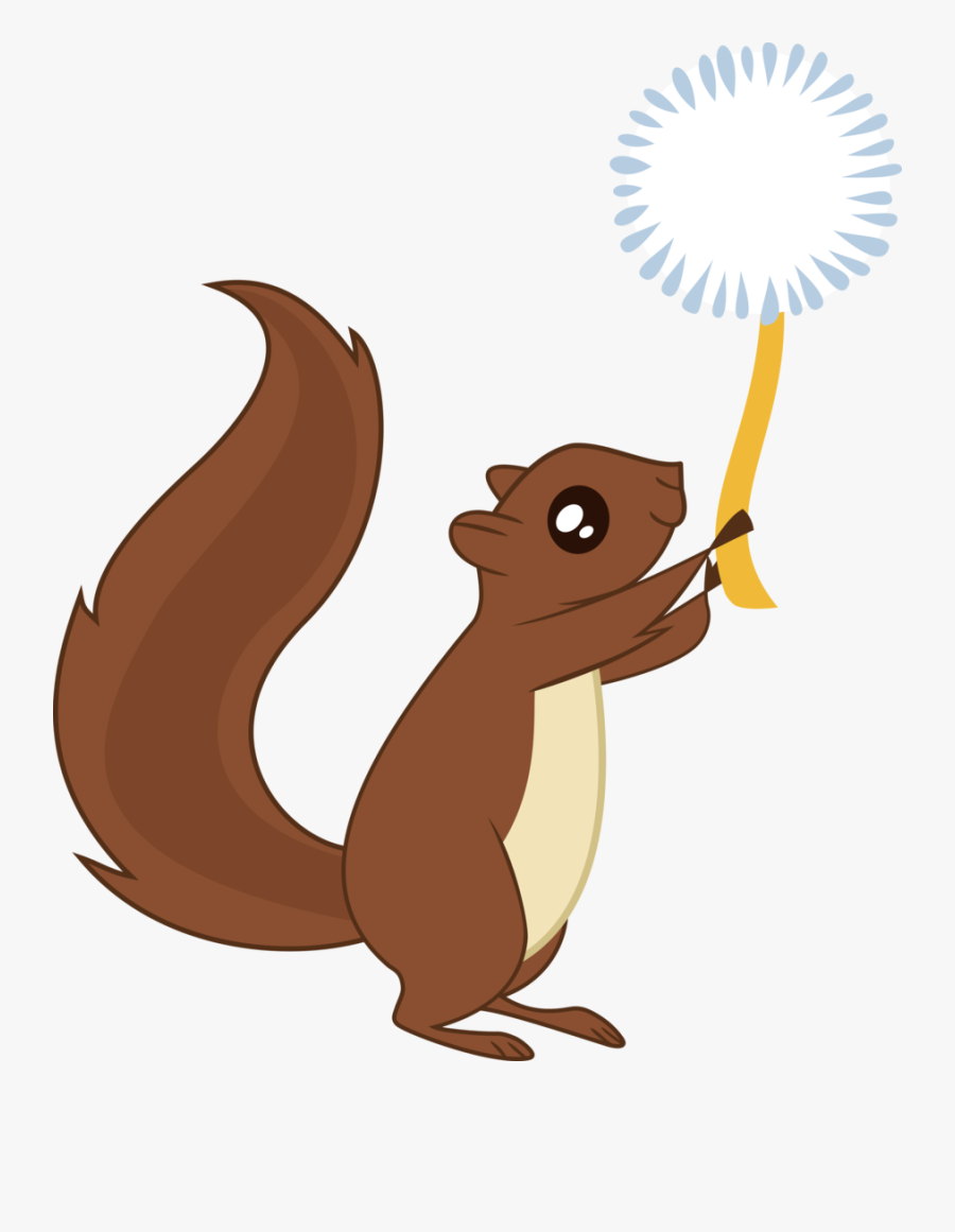 Vector Squirrel Svg Black And White Download - Transparent Background Squirrel Cartoon, Transparent Clipart