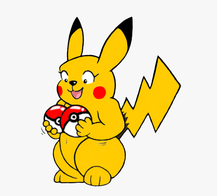Pikachu Pokeballs, Transparent Clipart