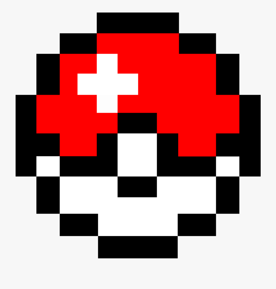 Pokeball Pixel Png - Pokemon Pixel Pokeball, Transparent Clipart