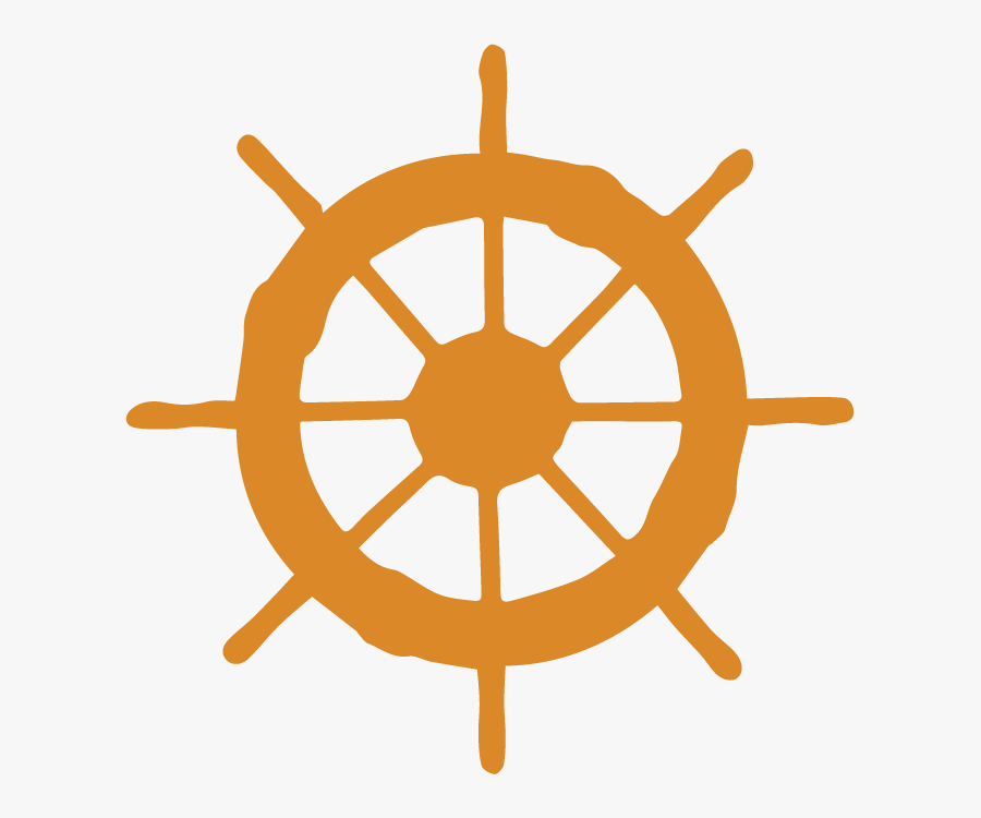 Wheel - Ships Wheel Compass Rose, Transparent Clipart