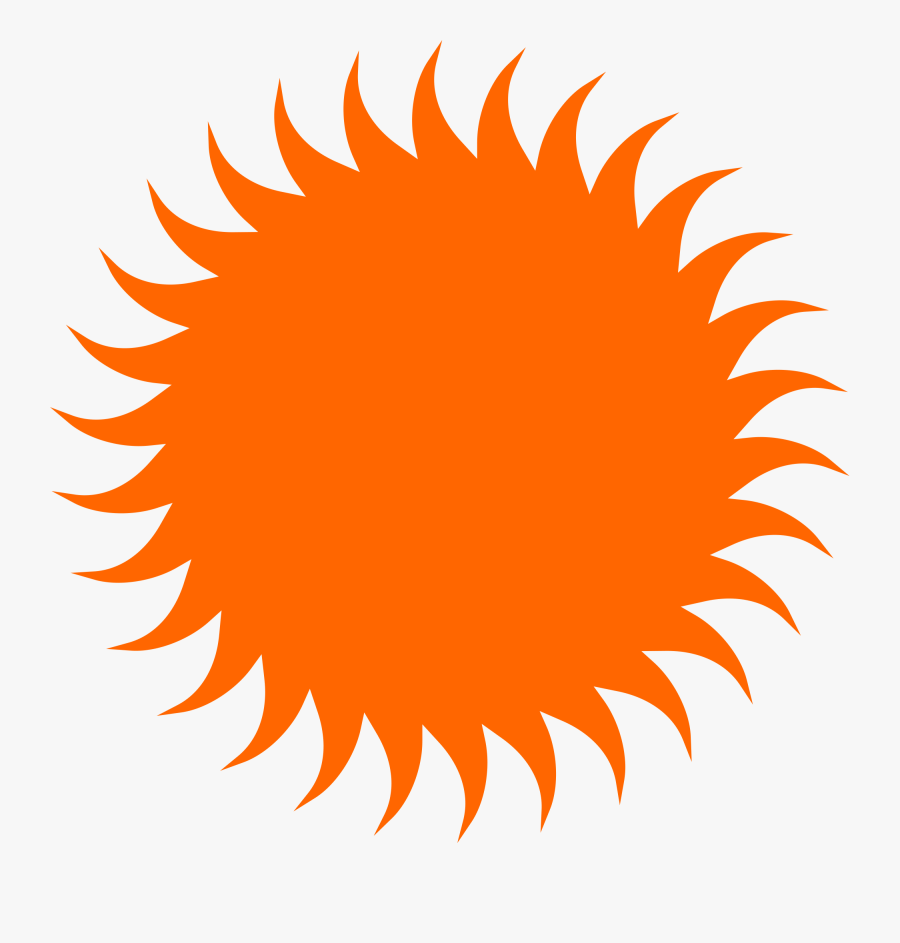 Vector Library Stock File Sun Orange Icon Wikimedia - Draw Prize, Transparent Clipart