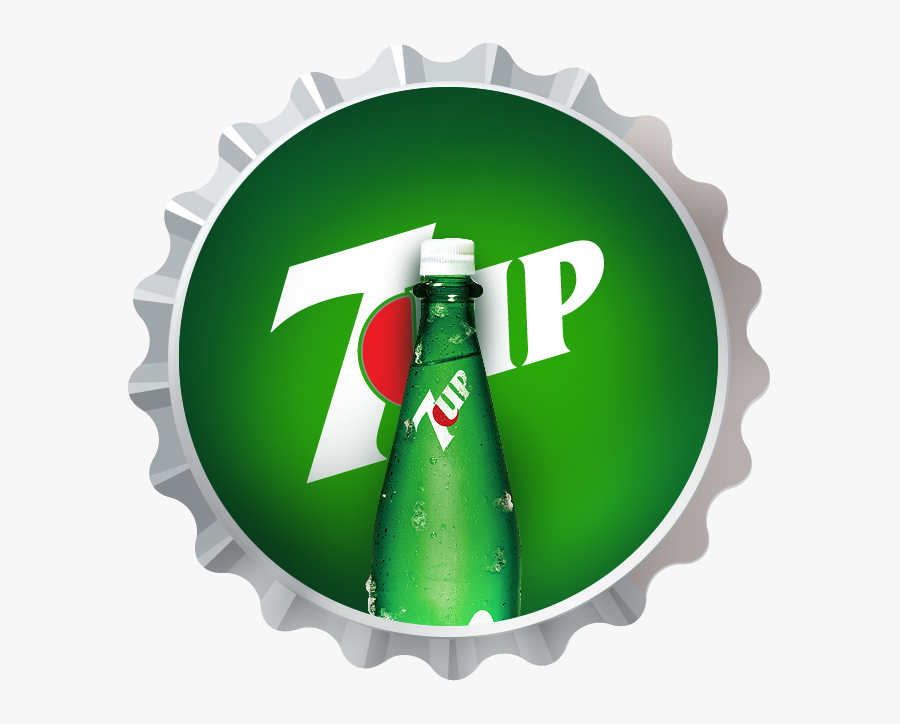 Transparent 7up Png - Png Pepsi Bottle Cap, Transparent Clipart