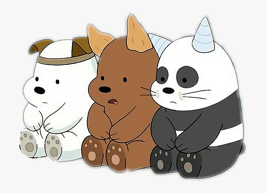 #webarebears #cute #babybears #grizzly #panda #icebear - Polar Pardo Y Panda, Transparent Clipart