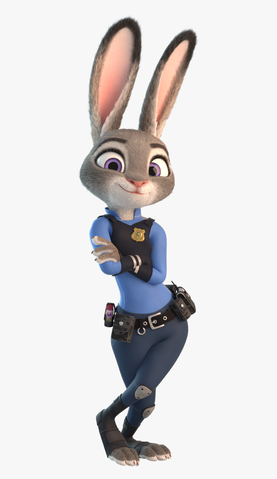 Lt Judy Hopps Zootopia , Free Transparent Clipart - ClipartKey