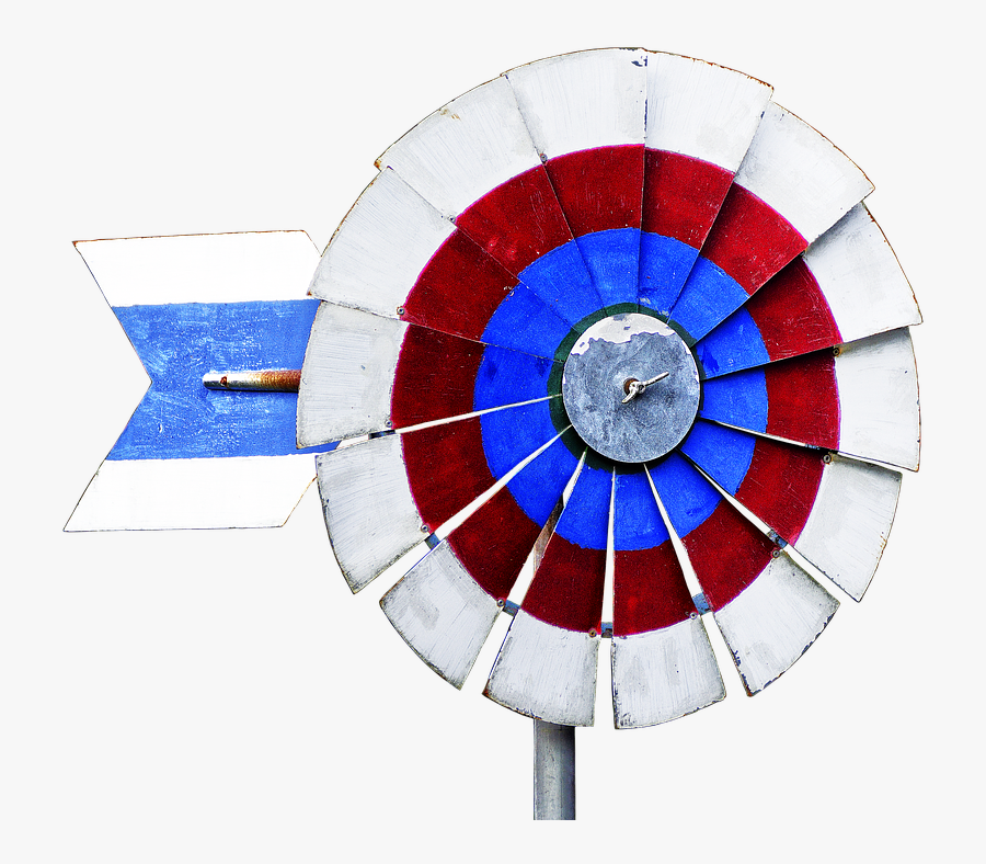 Pinwheel, Windmill, Us-style, Turn, Old, Nostalgia - Windmill, Transparent Clipart