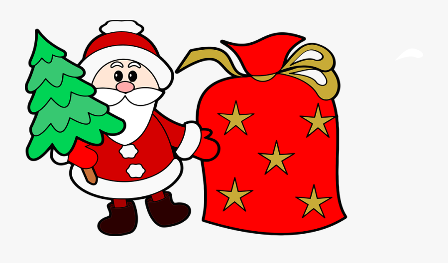 Santa Claus, Christmas, Nicholas, Red, Reindeer, Santa - Bad Salzuflen, Transparent Clipart